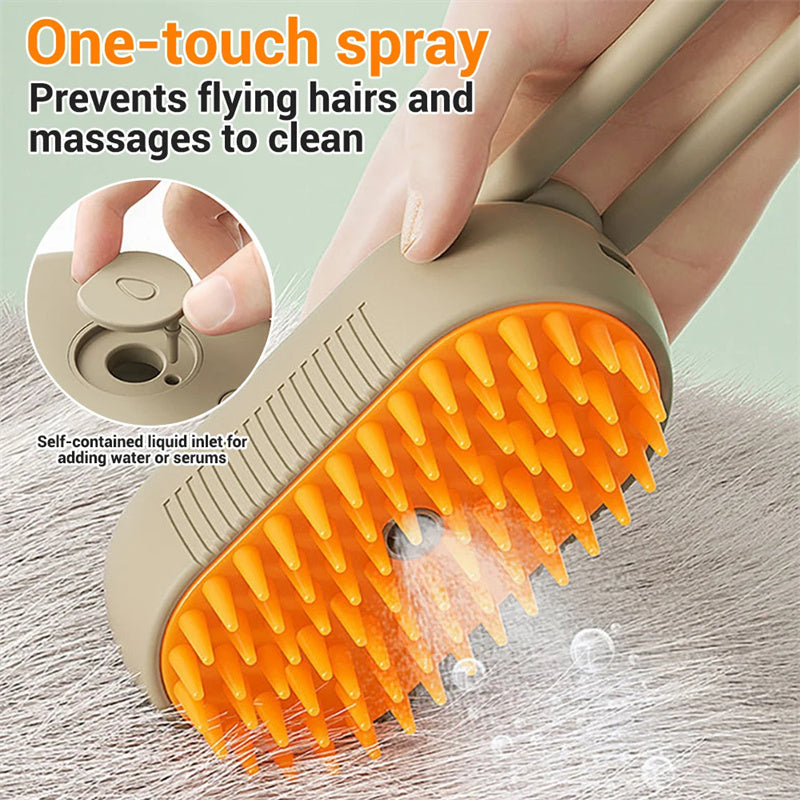 Electric 3 in 1 Spray Massage Comb For Pets