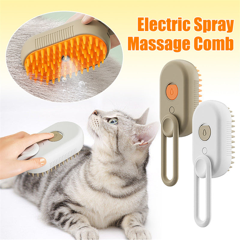 Electric 3 in 1 Spray Massage Comb For Pets